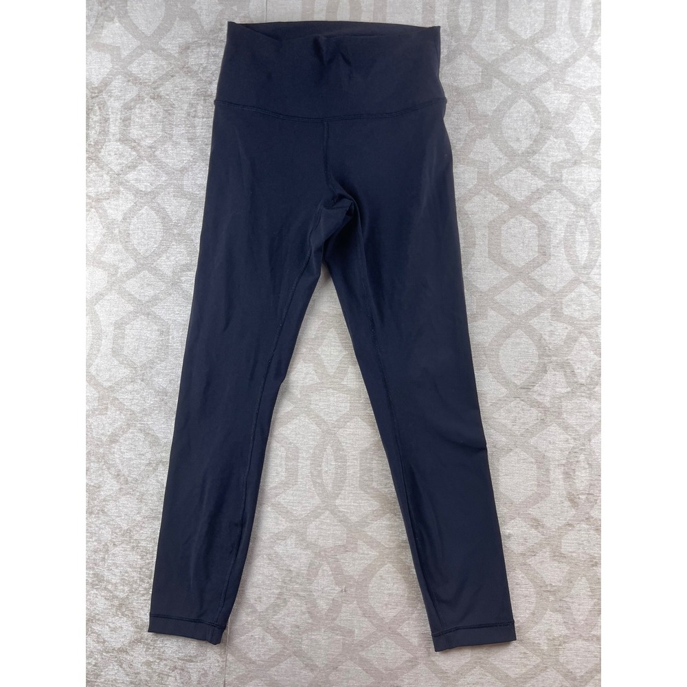 Lululemon Wunder Under Leggings Womens 6 Black Excellent High Rise Luxtreme 23"
